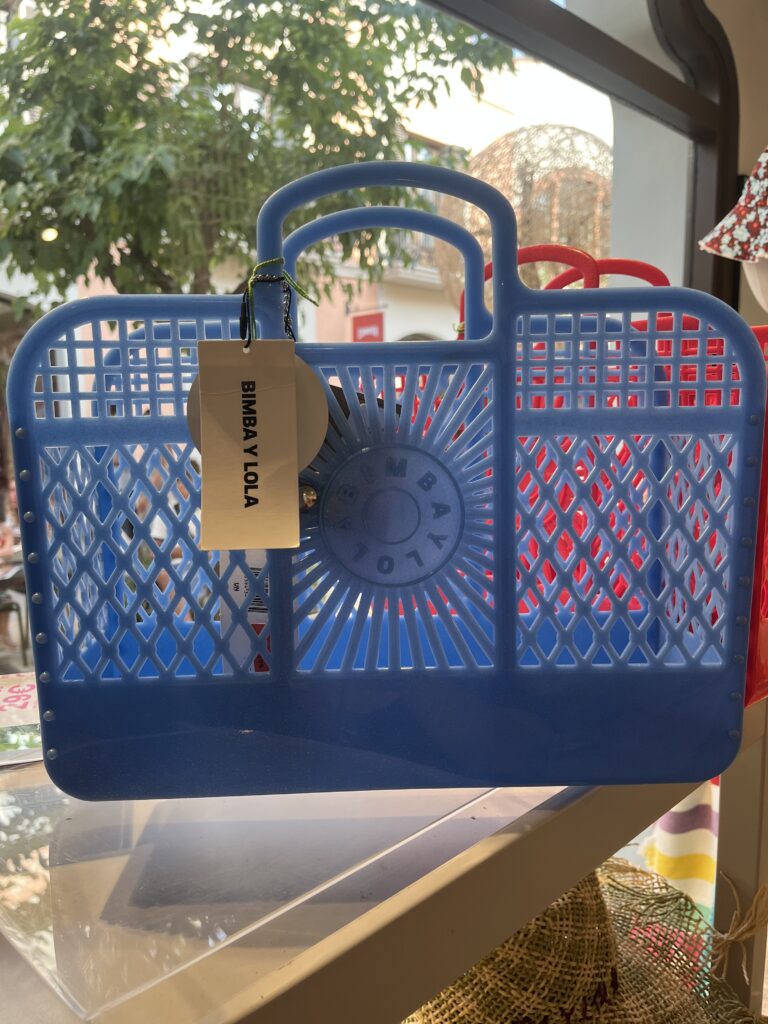 Bolso Jelly shopper Melissa azul Bimba Y Lola